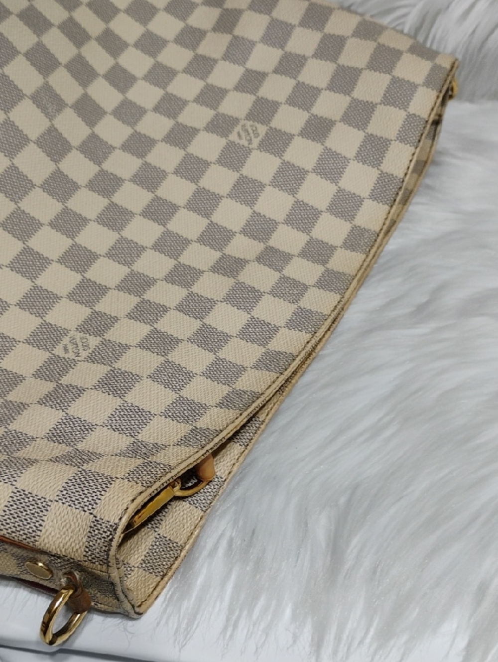SALE! Louis Vuitton Damier Azur Sophie 2/Way Shoulder Bag W/DB & Strap - Picture 15 of 16